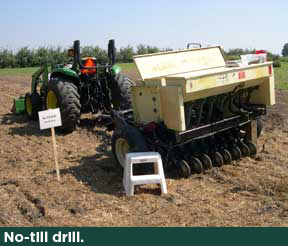 No-till drill.